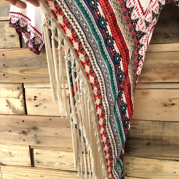 UMGEE fringed kimono, size S/M - Picture 3 of 10